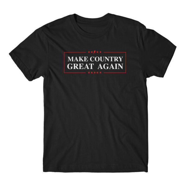 MAKE COUNTRY GREAT AGAIN - Short Sleeve T-shirt - Black - QFEDZK Thumbnail