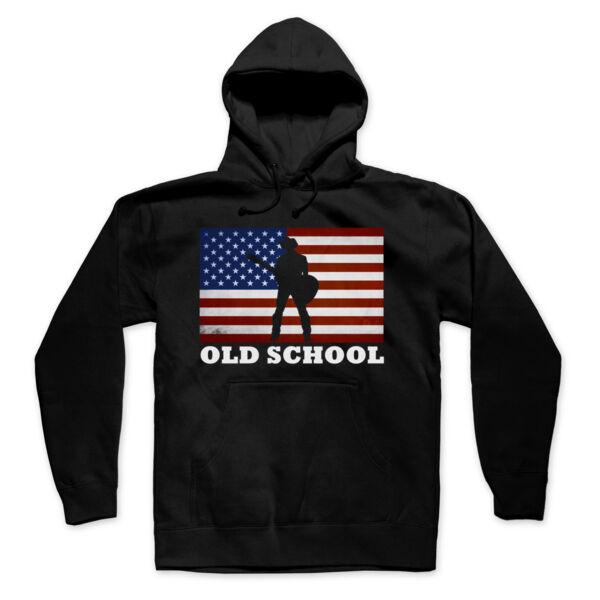OLD SCHOOL - Pullover Hoodie - Black Thumbnail
