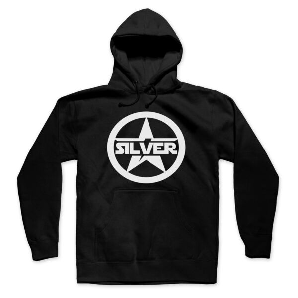 SILVER STAR - Pullover Hoodie - Black Thumbnail