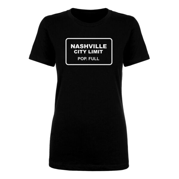 CITY LIMIT - Women's Short Sleeve T-shirt - Black Thumbnail