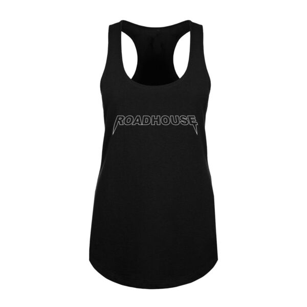 ROADHOUSE YEEZY - Women's Racerback Tank Top - Black Thumbnail