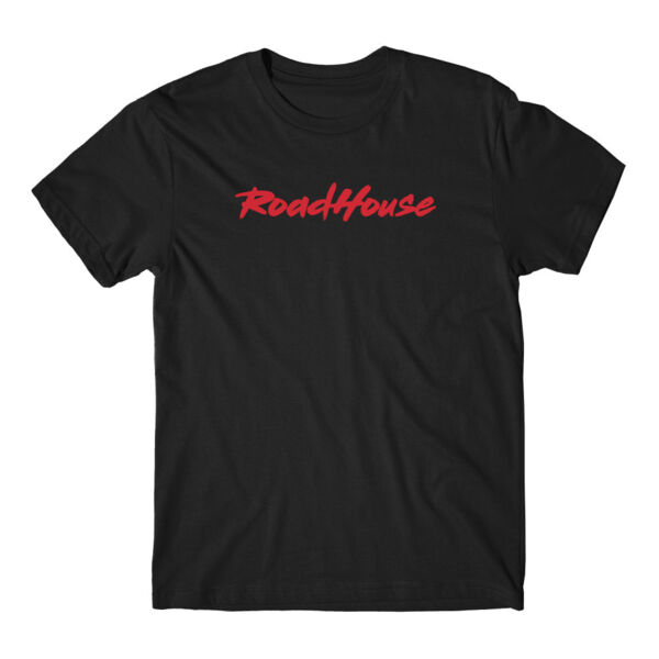 ROADHOUSE - Short Sleeve T-shirt - Black with Red Thumbnail
